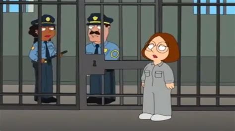 meg griffin goes to prison|family guy jail episode.